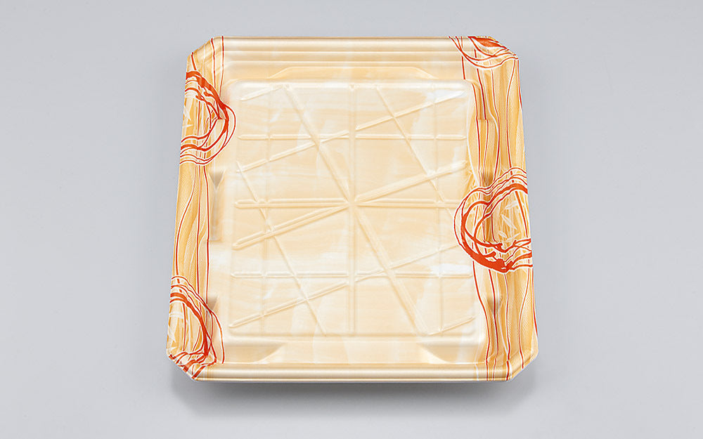 精肉容器 SFニック20-24浅 ゆうすい薄橙本体