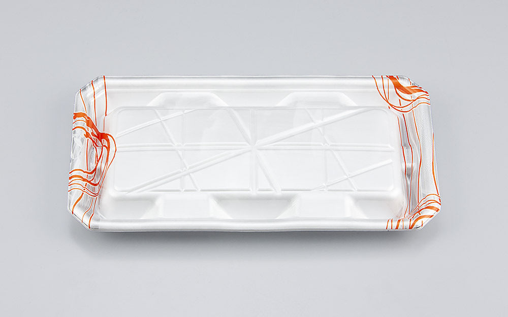 精肉容器 SFニック25-13平W ゆうすい銀本体