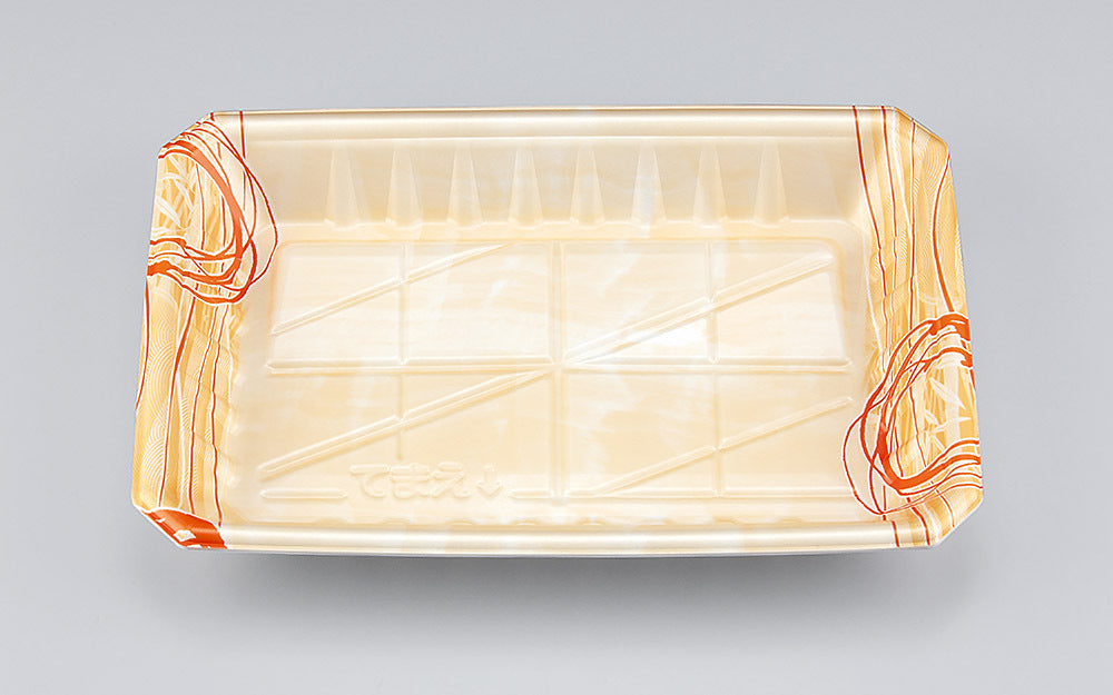 精肉容器 SFニック25-17深 ゆうすい薄橙本体