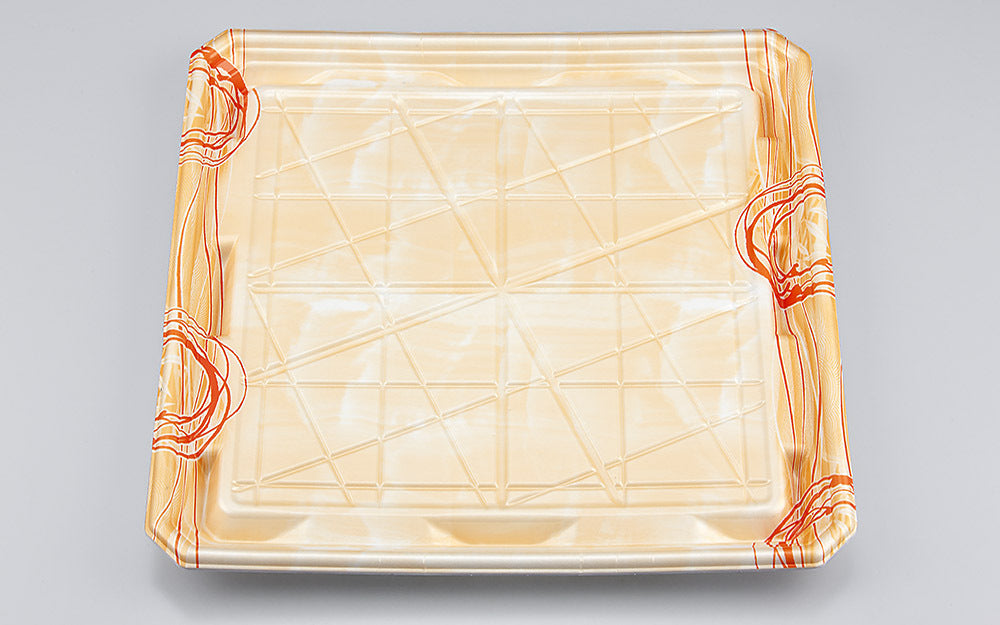 精肉容器 SFニック28-28浅 ゆうすい薄橙本体