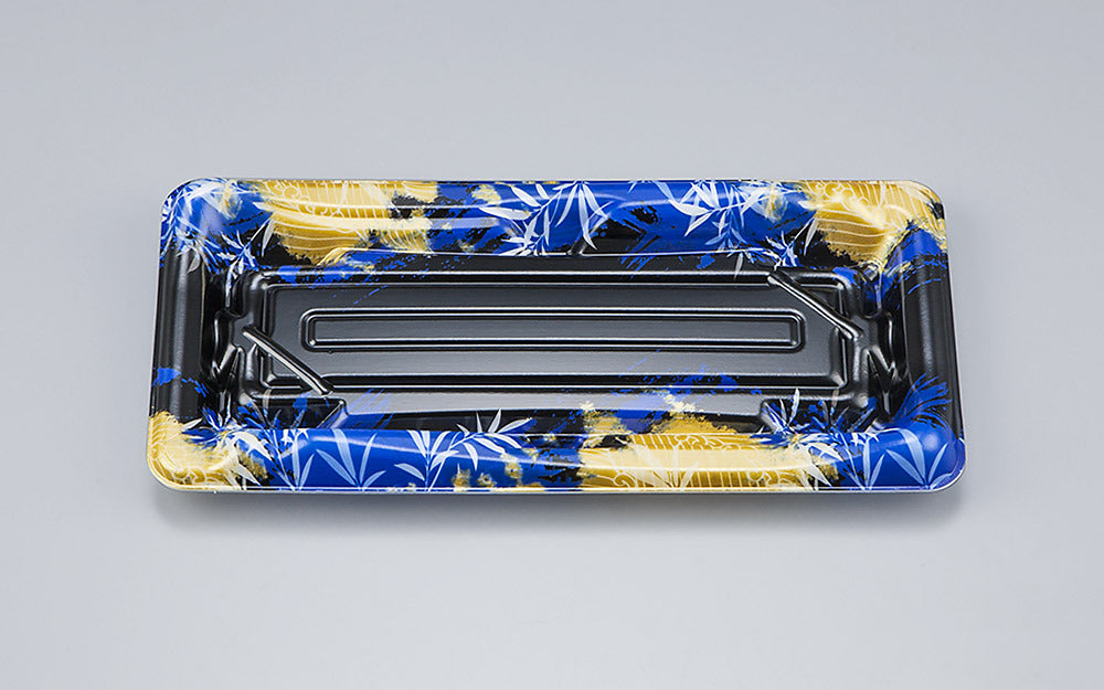 寿司容器 SF鮨板14 みお青本体