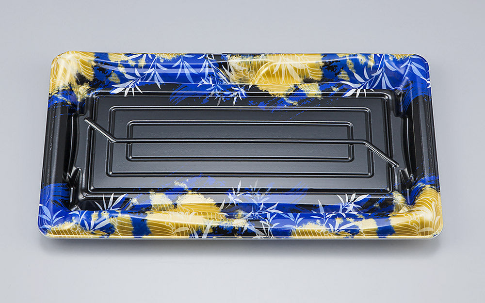 寿司容器 SF鮨板25 みお青本体