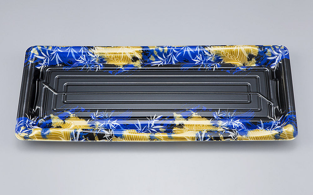 寿司容器 SF鮨板28 みお青本体