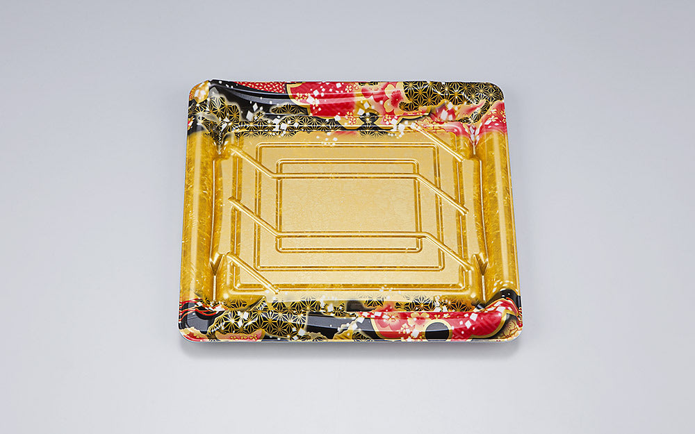 寿司容器 SF鮨板33 国風金本体