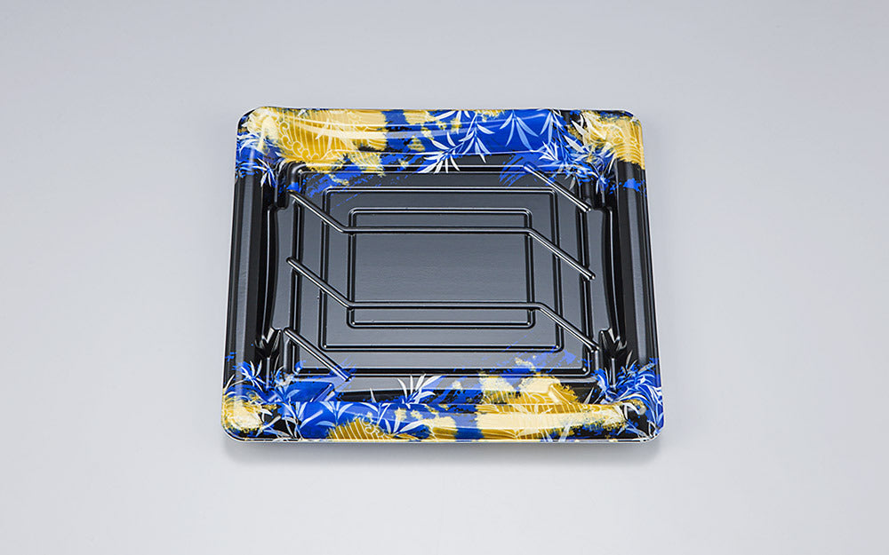 寿司容器 SF鮨板33 みお青本体