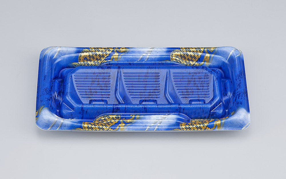 刺身容器 SFうま盛段2L 風雪青本体