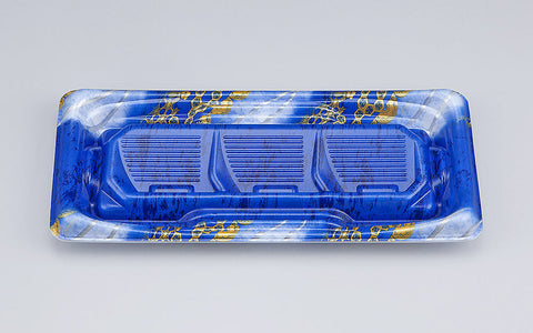 刺身容器 SFうま盛段3 風雪青本体