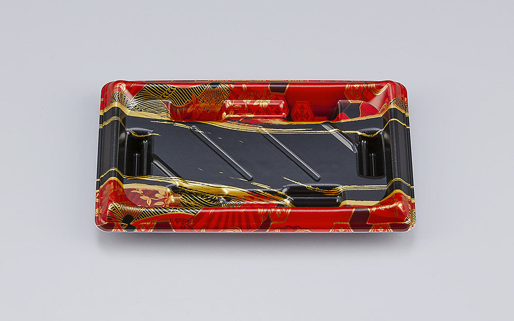 寿司容器 SF美角13 京えん赤本体