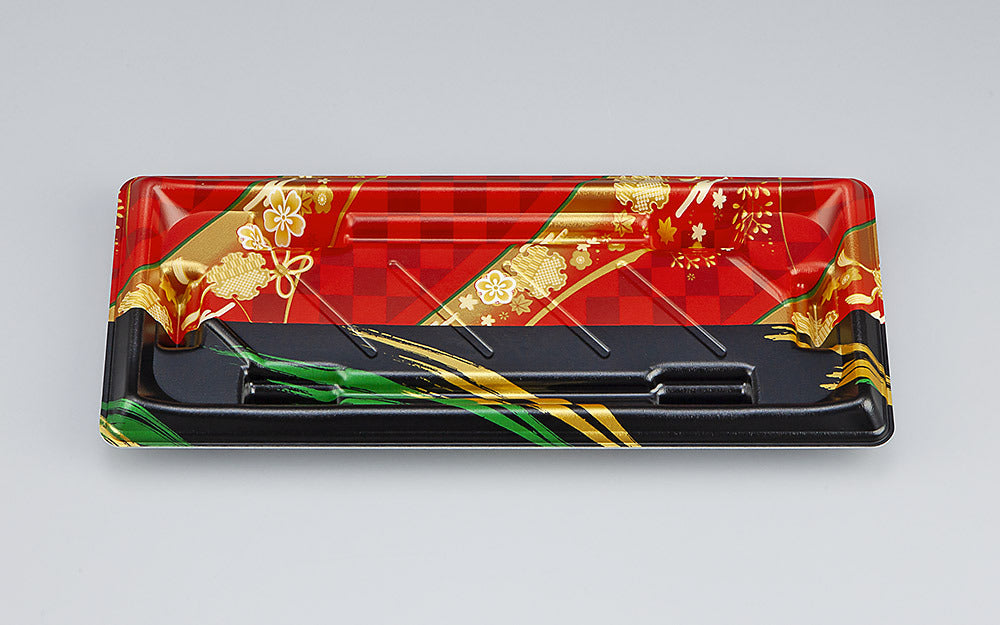 寿司容器 SF美角15 丹心赤本体