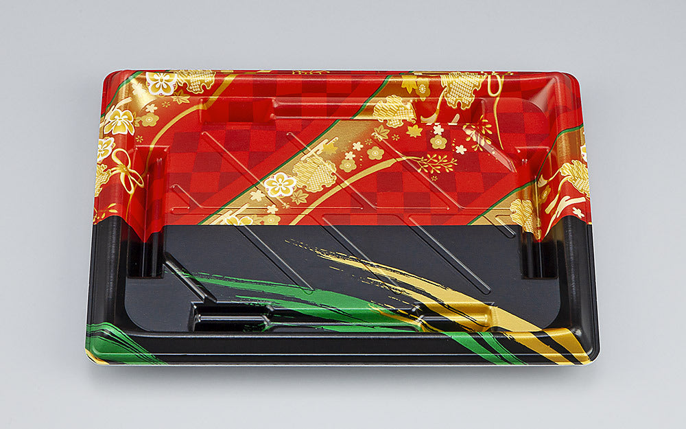 寿司容器 SF美角24 丹心赤本体