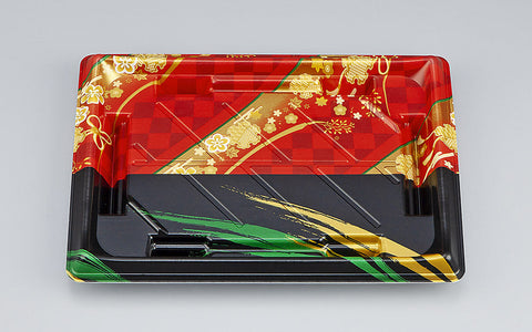 寿司容器 SF美角24 丹心赤本体