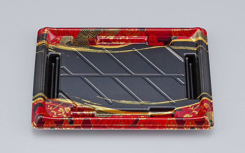 寿司容器 SF美角24 京えん赤本体