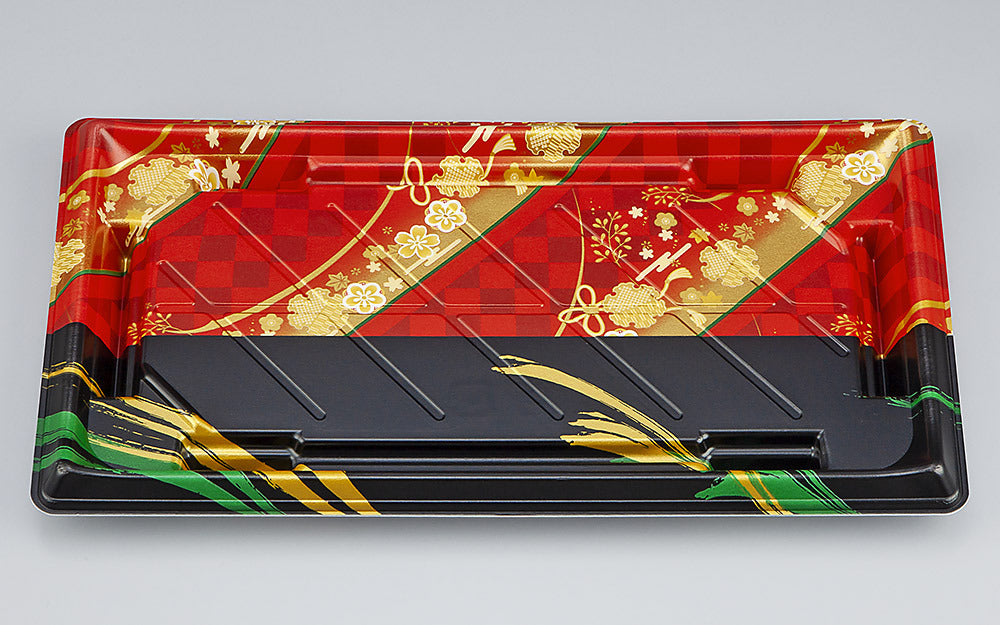 寿司容器 SF美角26 丹心赤本体