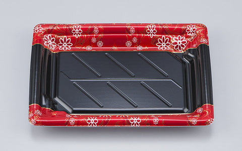 寿司容器 SF和角24 花格子赤本体