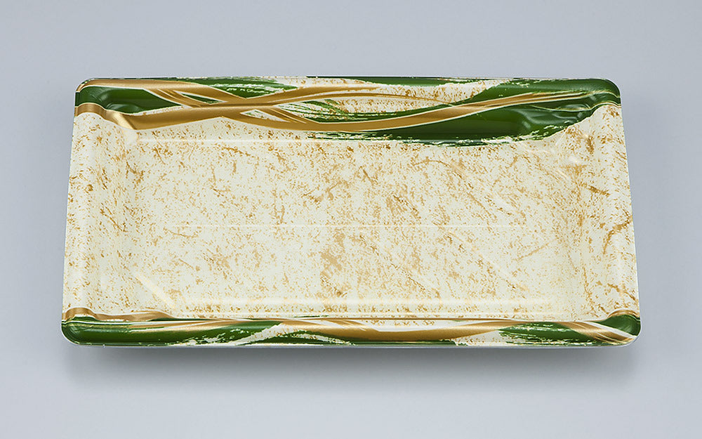 寿司容器 SF和角25 よし風緑本体