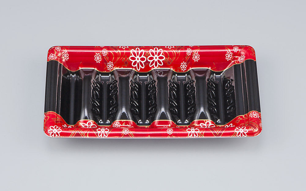 寿司容器 SF和角巻段19-10 花格子赤本体