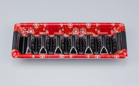 寿司容器 SF和角巻段26-10 花格子赤本体