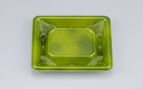 刺身容器 SF冴盛13-11 星雲緑本体