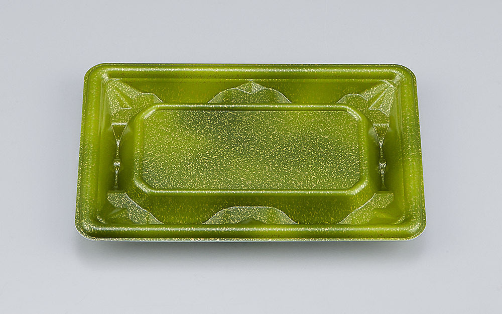 刺身容器 SF冴盛17-11 星雲緑本体