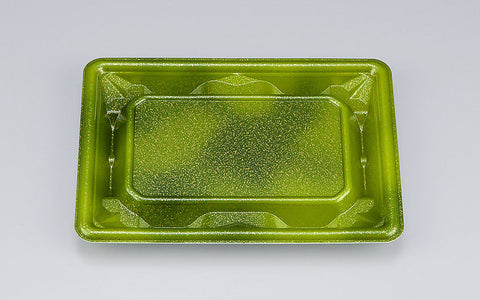 刺身容器 SF冴盛18-13 星雲緑本体