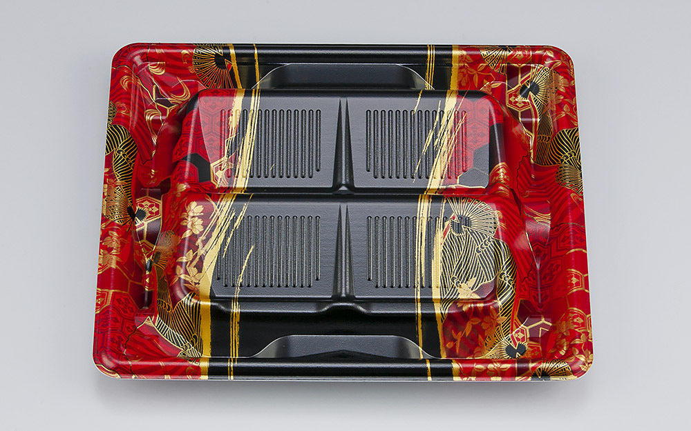 刺身容器 SF冴盛段19-17 京えん赤本体