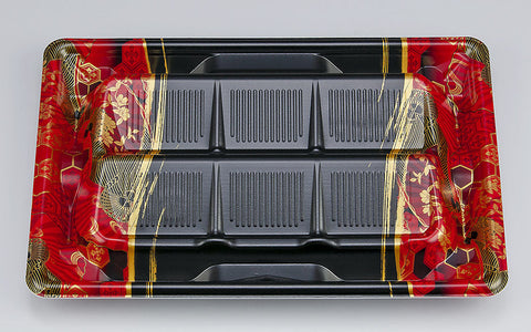 刺身容器 SF冴盛段24-17 京えん赤本体