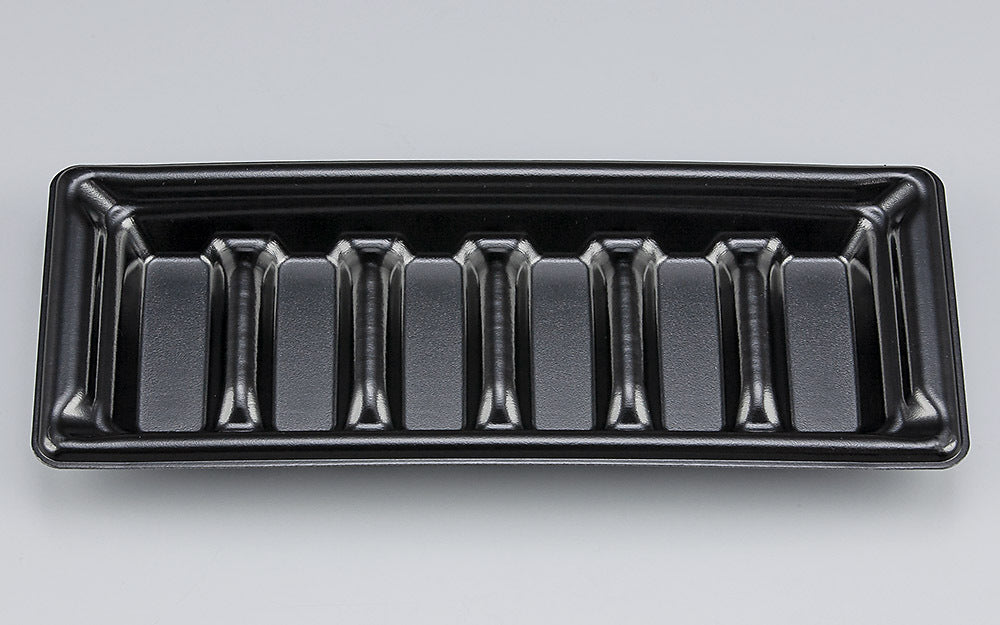 寿司容器 SF角段25-10 黒本体