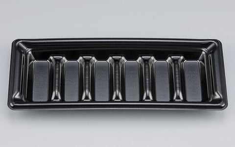 寿司容器 SF角段25-10 黒本体