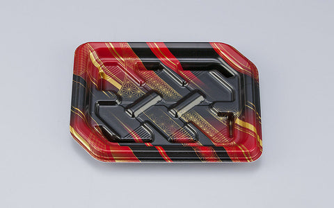 寿司容器 SF結波23 光せき赤本体