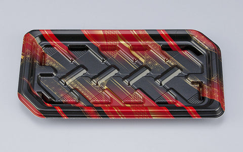 寿司容器 SF結波25 光せき赤本体