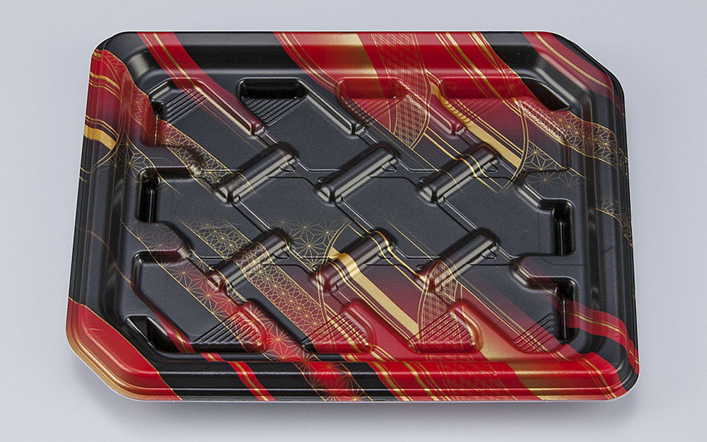 寿司容器 SF結波34 光せき赤本体