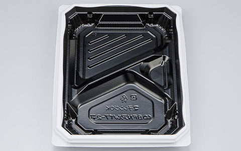 弁当容器 BFNアルバ7-2平 BW本体