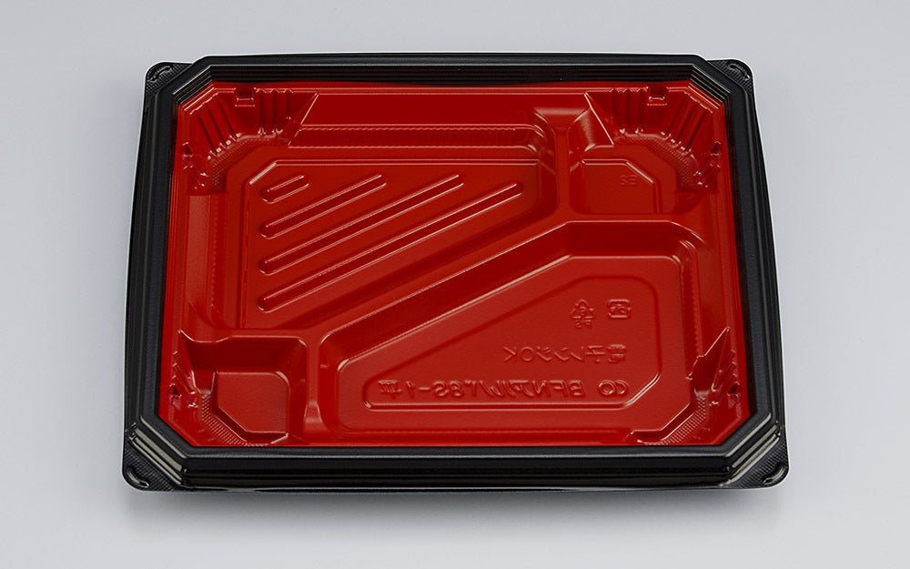 弁当容器 BFNアルバ8S-1平 本漆RB本体