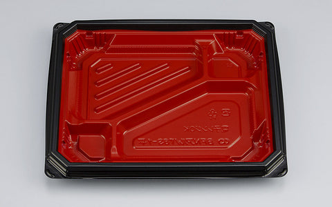 弁当容器 BFNアルバ8S-1平 本漆RB本体