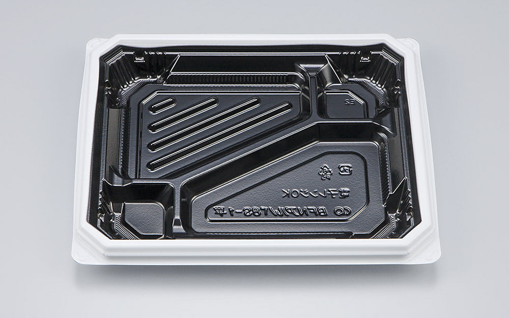 弁当容器 BFNアルバ8S-1平 BW本体