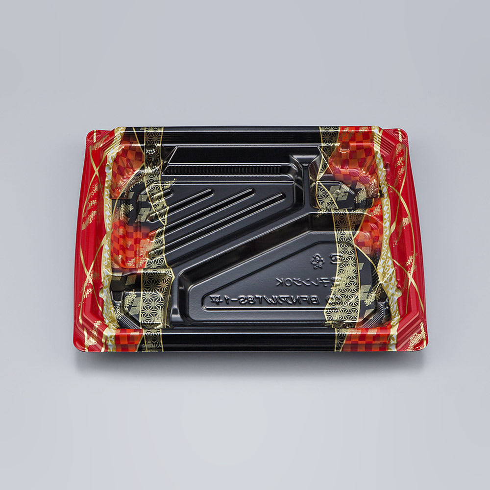 弁当容器 BFNアルバ8S-1平 ゆづる赤本体
