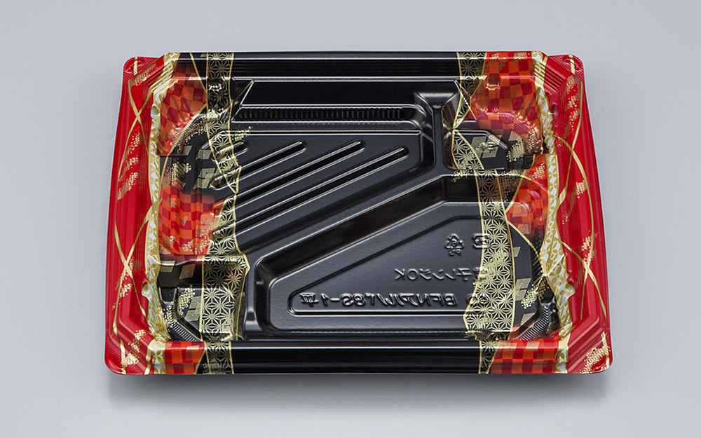 弁当容器 BFNアルバ8S-1平 ゆづる赤本体