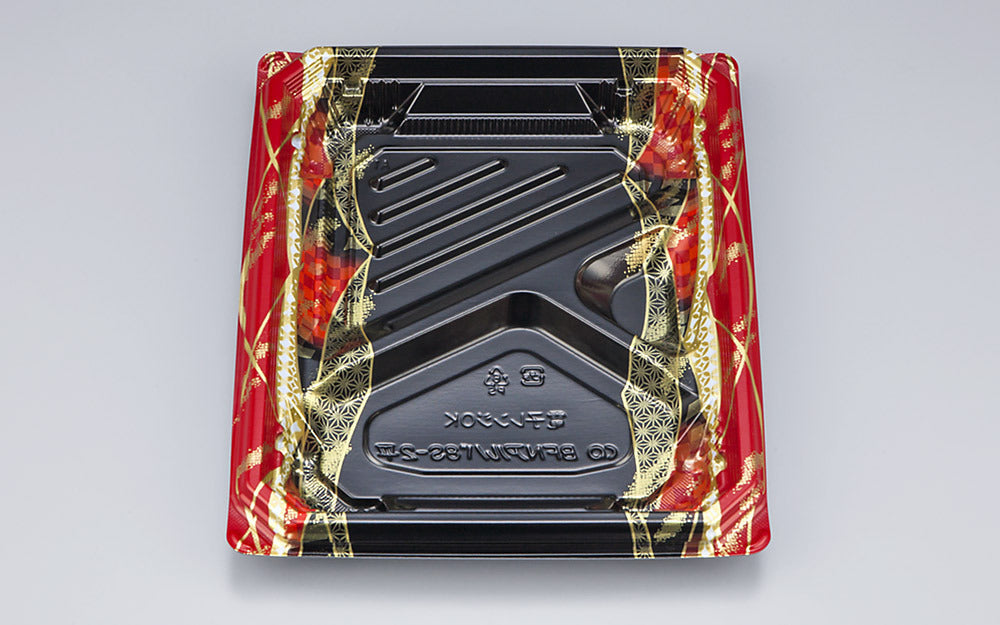 弁当容器 BFNアルバ8S-2平 ゆづる赤本体