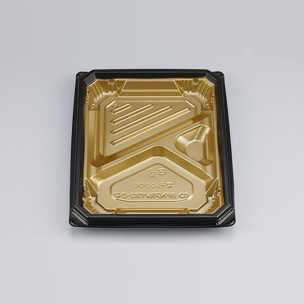 弁当容器 BFNアルバ8S-2平 本漆GB本体