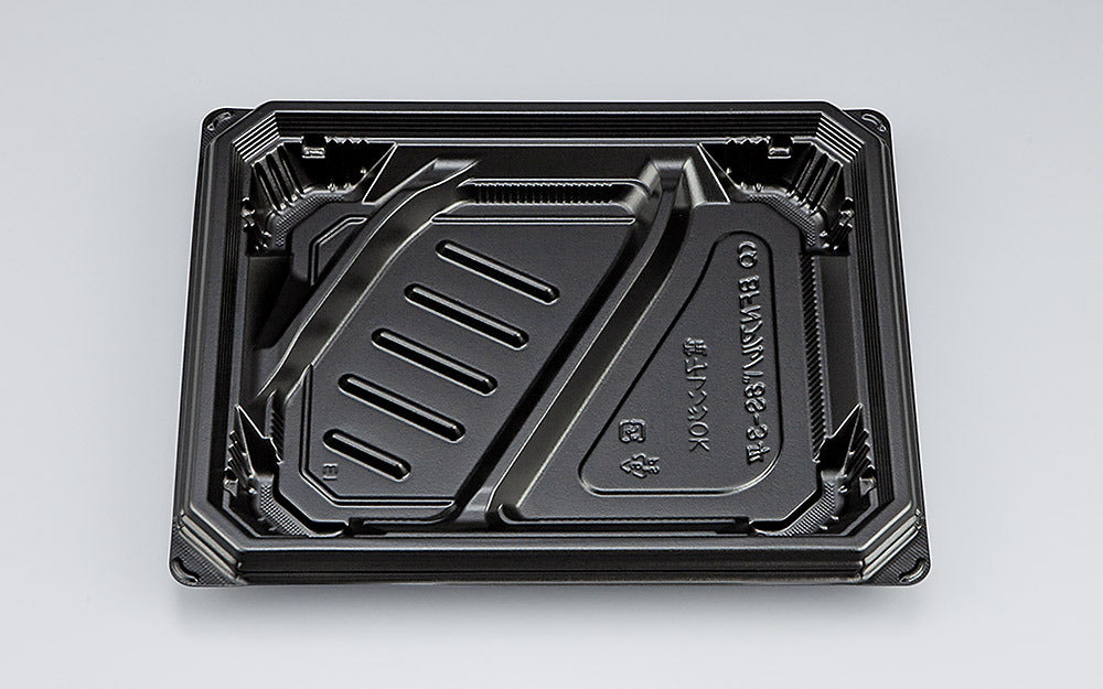 弁当容器 BFNアルバ8S-3平 黒本体