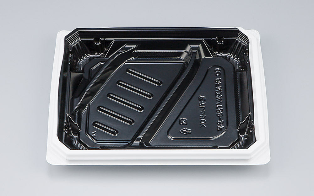 弁当容器 BFNアルバ8S-3平 BW本体