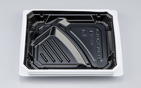 弁当容器 BFNアルバ8S-4平 BW本体