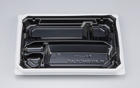 弁当容器 BFNアルバ10-2平 BW本体