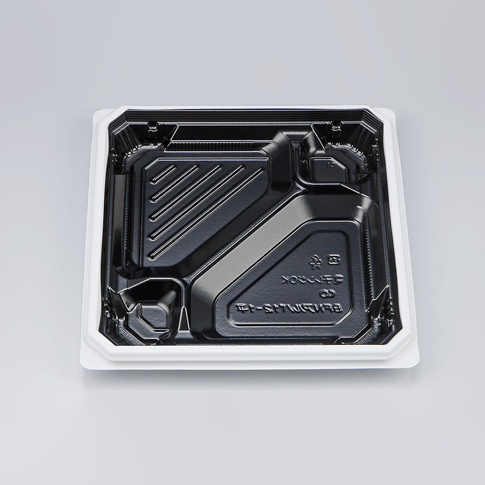 弁当容器 BFNアルバ12-1平 BW本体