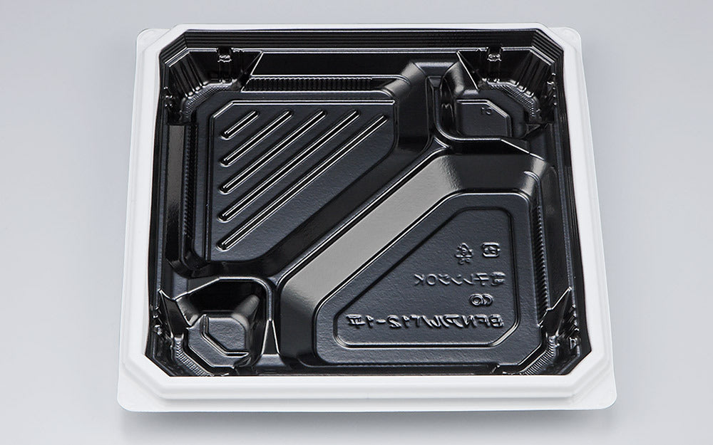 弁当容器 BFNアルバ12-1平 BW本体