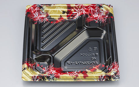 弁当容器 BFNアルバ12-1平 みお赤本体