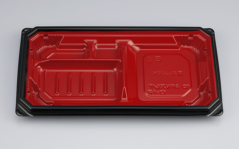 弁当容器 BFNアルバ13-1平 本漆RB本体
