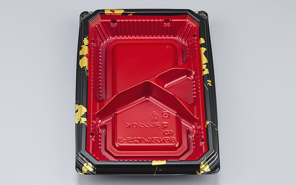 弁当容器 BFNアルバ25-3 輪島内赤本体