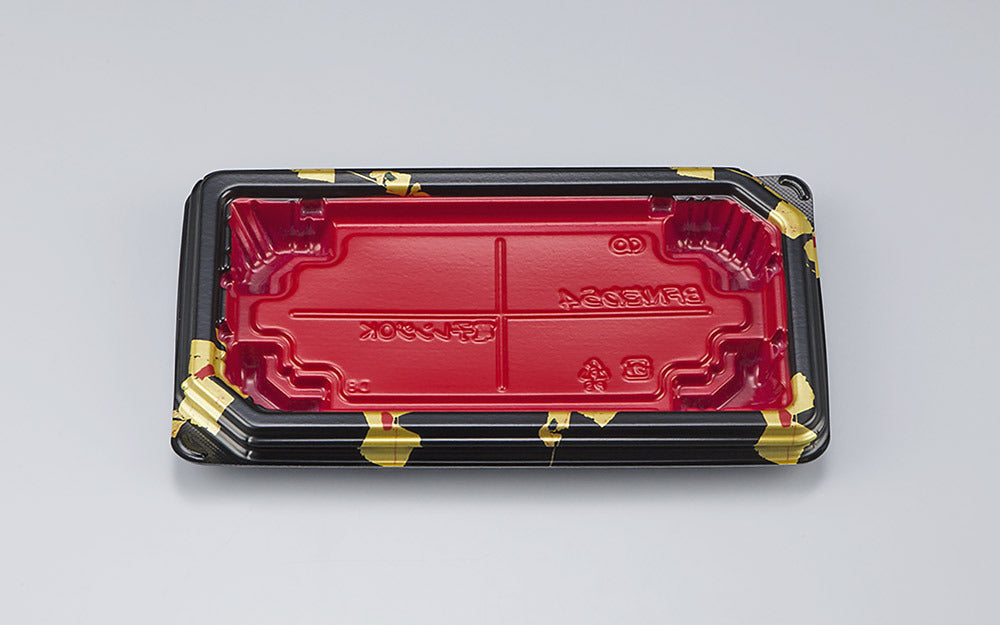 弁当容器 BFNたわら4 輪島内赤本体