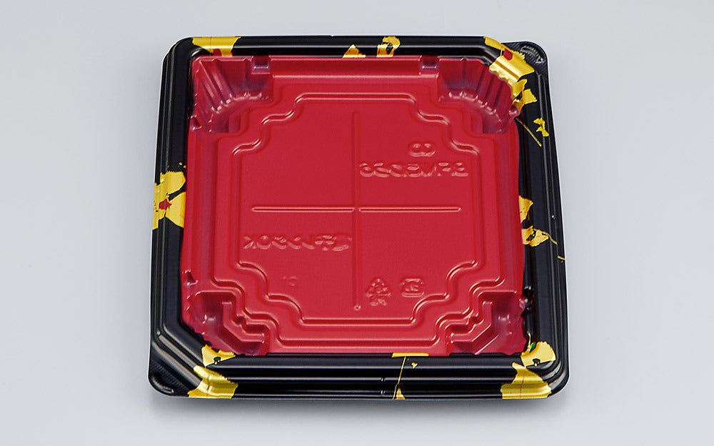 弁当容器 BFNたわら6 輪島内赤本体